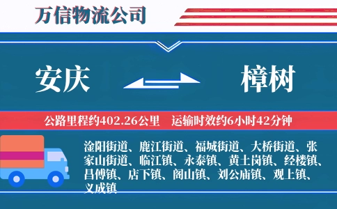 安庆到樟树物流公司