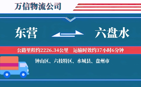 东营到六盘水物流公司