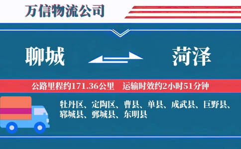 聊城到菏泽物流公司