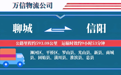 聊城到信阳物流公司