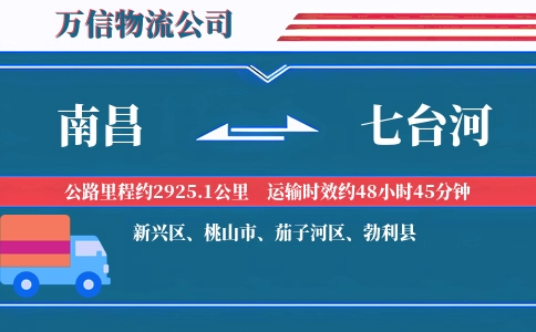 南昌到七台河物流公司