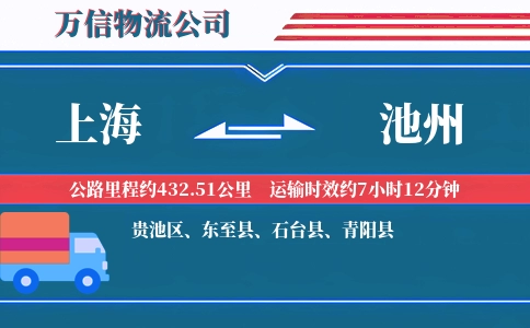 上海到池州物流公司