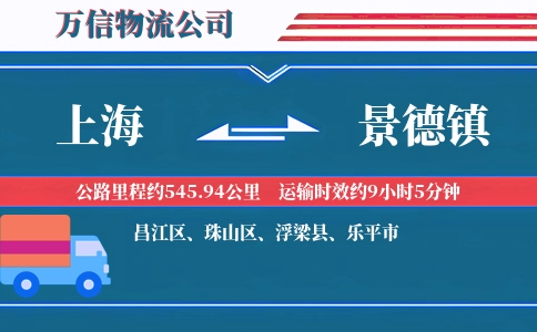 上海到景德镇物流公司