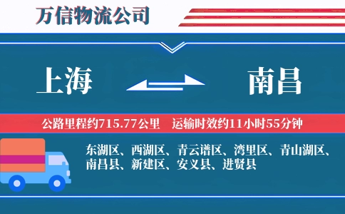 上海到南昌物流公司
