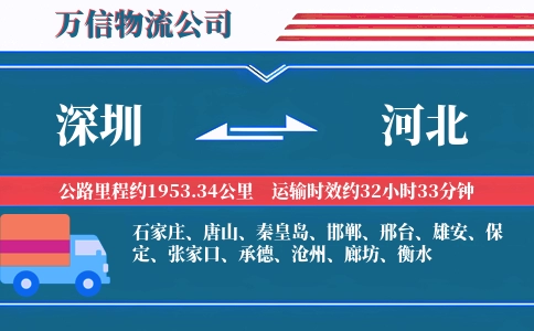 深圳到河北物流公司