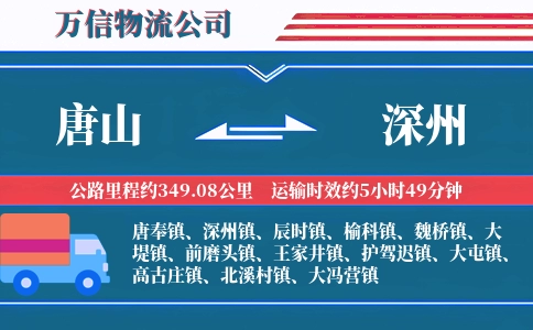 唐山到深州物流公司