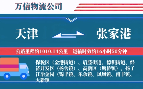 天津到张家港物流公司