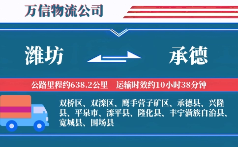 潍坊到承德物流公司