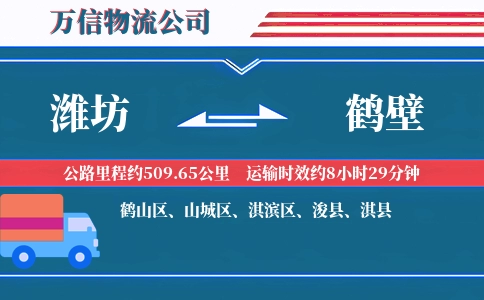 潍坊到鹤壁物流公司