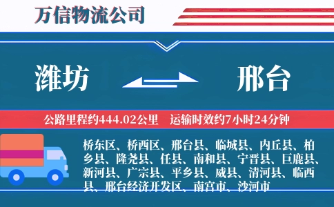 潍坊到邢台物流公司