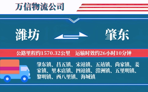 潍坊到肇东物流公司
