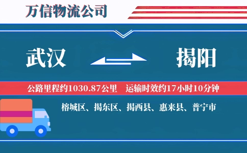 武汉到揭阳物流公司