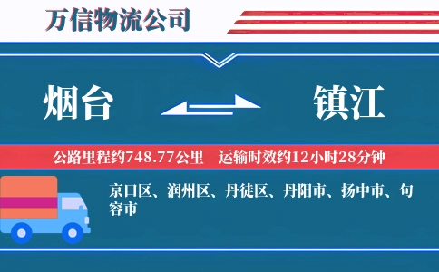 烟台到镇江物流公司