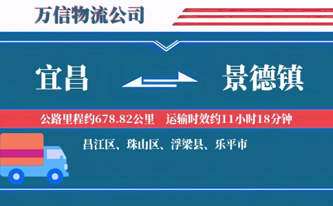 宜昌到景德镇物流公司