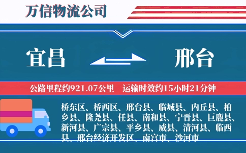 宜昌到邢台物流公司