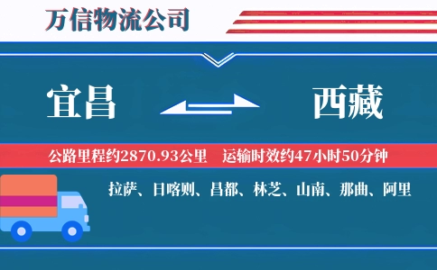 宜昌到西藏物流公司