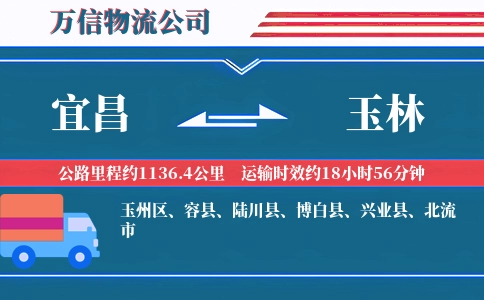 宜昌到玉林物流公司