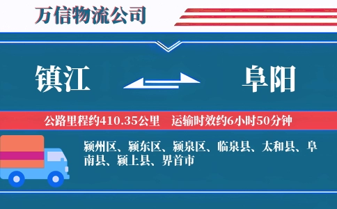 镇江到阜阳物流公司