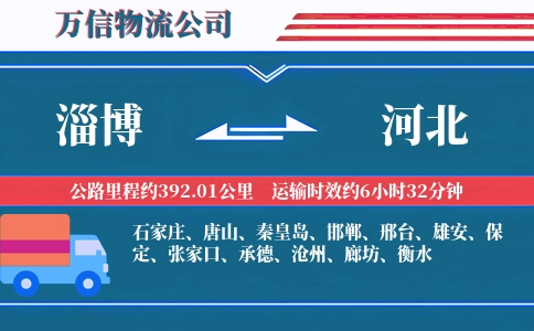 淄博到河北物流公司